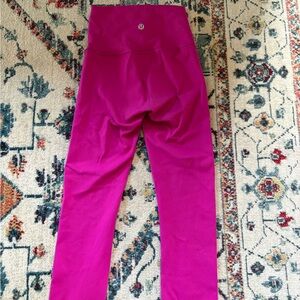Lululemon Athletic Hot Pink Leggings